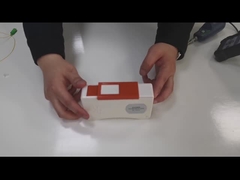 Λευκό πορτοκαλί St Fiber Cleaner Connector Cleaning Kit για συνδέσμους SC FC MU LC ST D4 DIN