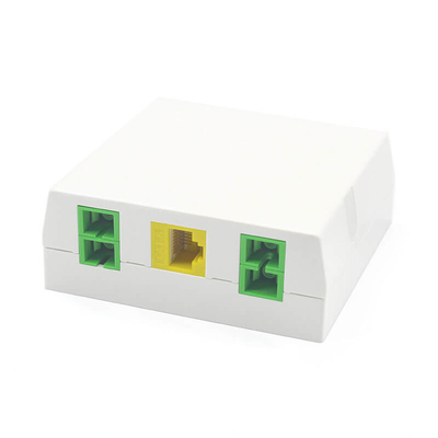4 θύρες Self Clip Fiber Optic Terminal Socket SC Adapters για τοίχο