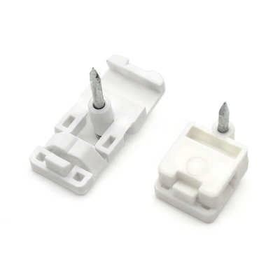 Ατσάλινο Καρφί Ftth Πλαστικό Κλιπ Καλωδίου Fiber Drop Wire Λευκό και Μαύρο Χρώμα