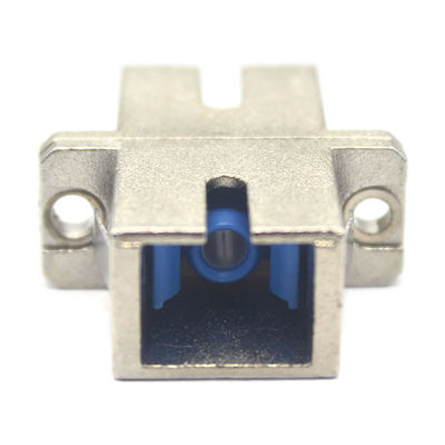 GSM Network SC UPC Simplex Metal Case Fiber Adapter with Flange Storage Temp. 40°C to 85°C