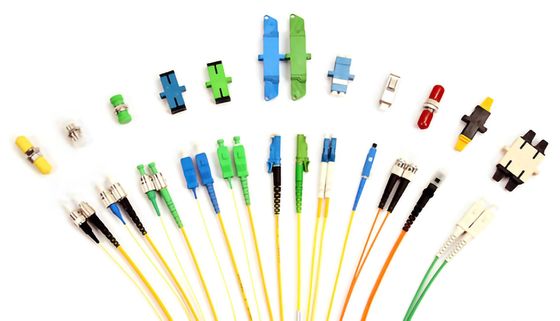 SC UPC Bule Duplex Fiber Optic Adapter with Flange Durability 0.2 dB 500 Cycle Passed