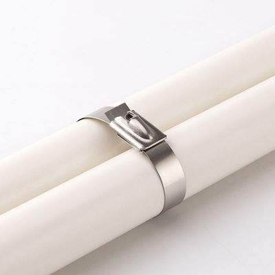 Metallic Self-locking Zip Ties 100pcs/bag Stainless Steel Cable Ties 304/316/201 Banding