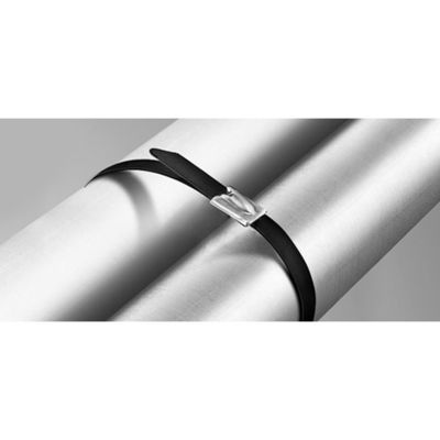 Ball Lock Stainless Steel Epoxy Coated Cable Tie for Extreme Temperature Environments