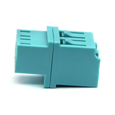 low Type LC PC OM3 Multimode Duplex Fiber Optic Adapter for Loading Test ≥ 70 N Insertion Lose 0.2dB
