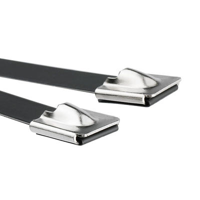 100pcs Ball Lock Stainless Steel Cable Ties for -80° to 538° C Working Temperatures