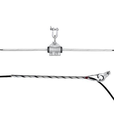 Preformed Tension Clamp for ADSS Fiber Optic Cable on Hot Dip Galvanized Flat Iron