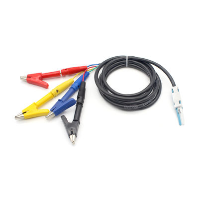 Electronic STG Block Type Lead Wire Test Cable 4-wire Serial Test Probe With Banana Plugs
