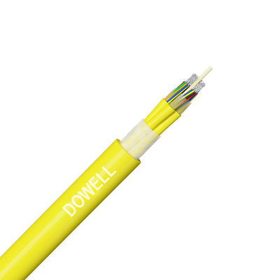 Multi Purpose Yellow Fiber Optic Cable Stranded For Lan Nework