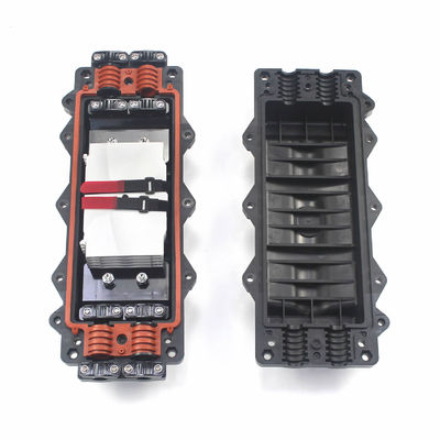 Wall Mounting 144F Fiber Optic Splice Closure PP PC Plastic With High Strength