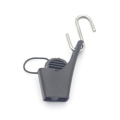 ABS Plastic Fiber Drop Wire Clamp High Tension Q235 Hot Dip Galvanized Steel
