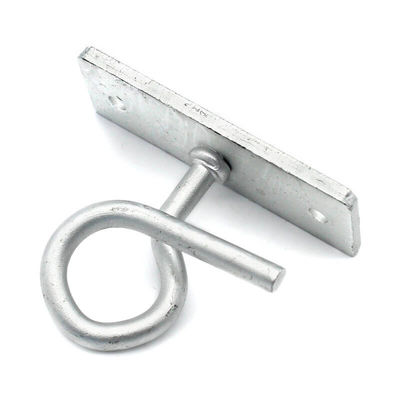 FTTH Drop Cable Fitting Draw Hook C-Type Aluminum Alloy Pole Bracket