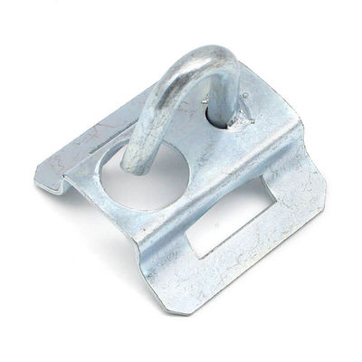 Galvanized Steel Draw Hook Bracket Pole Mounted Fix Tension Clamps