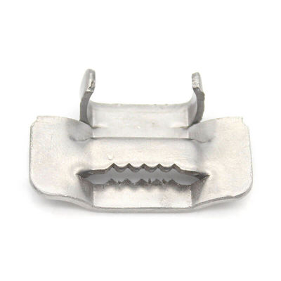 Silver 201 304 Stainless Steel Strap Buckle With High Tensile Strength