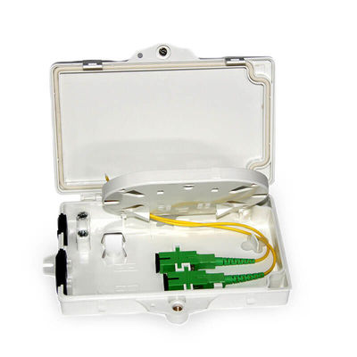 PC ABS Case Optical Distribution Box 2 Cores In FTTX Network
