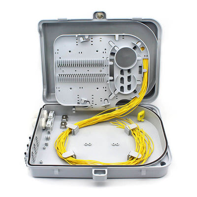 24 Cores Optical Distribution Unit White For Data Communication Networks