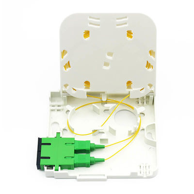 Wall Mounting Fiber Optic Terminal Socket 1 Port For Patch Cable