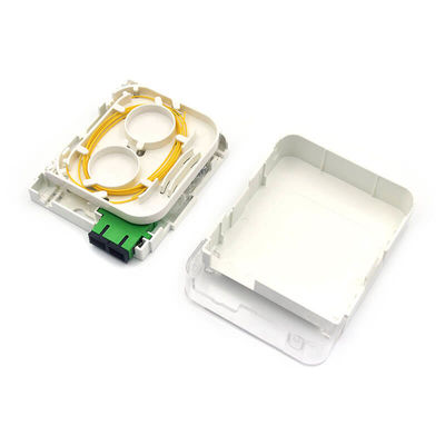 Wall Mounting Fiber Optic Terminal Socket 1 Port For Patch Cable