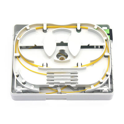 White Indoor Fiber Wall Socket Outlet Optical Cable Wall Socket