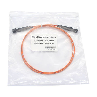 OM1 MM Fiber Optic Patch Cord for Short-Distance Data Transmission in Industrial Networks