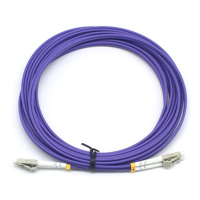LSZH DX Fibre Patch Leads Custom Fiber Optic Patch Cables Multimode