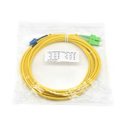 SC APC to LC UPC SM Duplex Fiber Optic Patch Cord for High-Performance Network Solutions