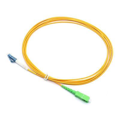Simplex 9/125µM St Fiber Patch Cable SC APC To LC UPC SM Fiber Broad Band Network