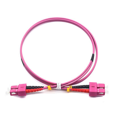 High-Performance OM4 MM Fiber Optic Patch Cord SC PC to SC PC for Seamless Data Transmission