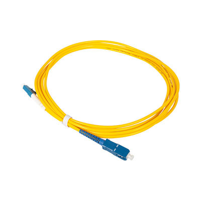 Customizable Length LC UPC To SC UPC Optical Patch Cord SM SX 3M, 5M,10M