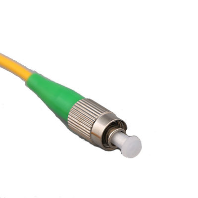 Indoor SC UPC to ST UPC 9/125μm Fiber Optic Patch Cable LSZH Singlemode Simplex