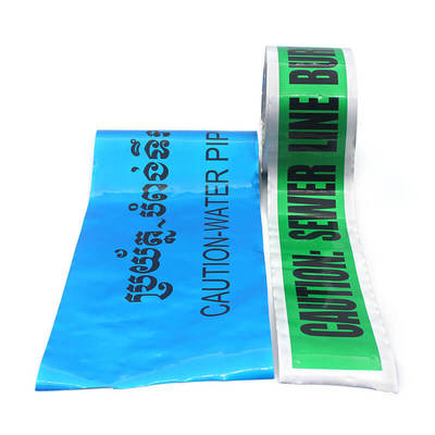 Fiber Optic Detectable Underground Warning Tape