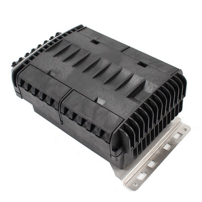 16/24 Cores FTTH Drop Cable Type Fiber Optic Splice Splitter Closure