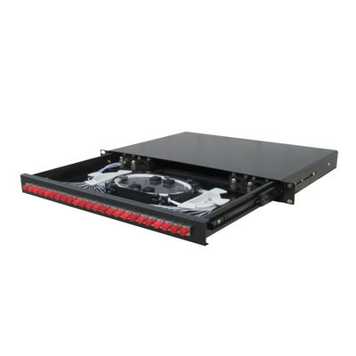Indoor FC Connectors Rack-Mounted Fiber Optic Panch Panel ODF