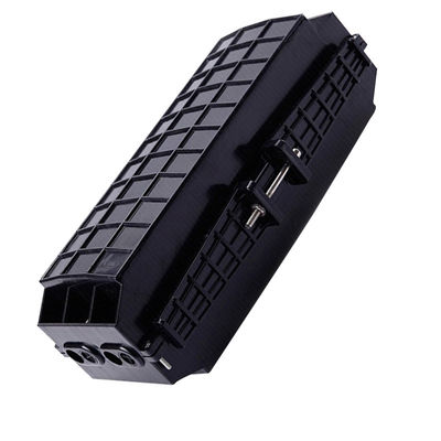 PC ABS Material 48 Cores Fiber Optic Enclosure 4 In 4 Out Horizontal Type with 420x150x180mm Dimensions