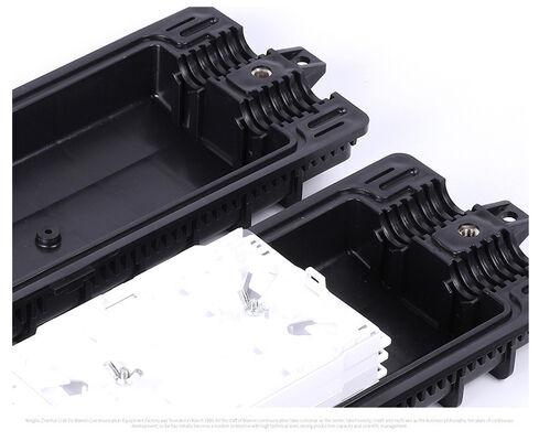 48 Cores Inline Type Fiber Optic Splice Closure 2 In 2 Out Waterproof