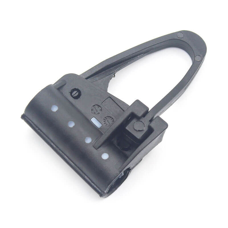 UV Resistant Nylon Fiber Drop Wire Clamp For Dead Ending Round Cable 2-7mm