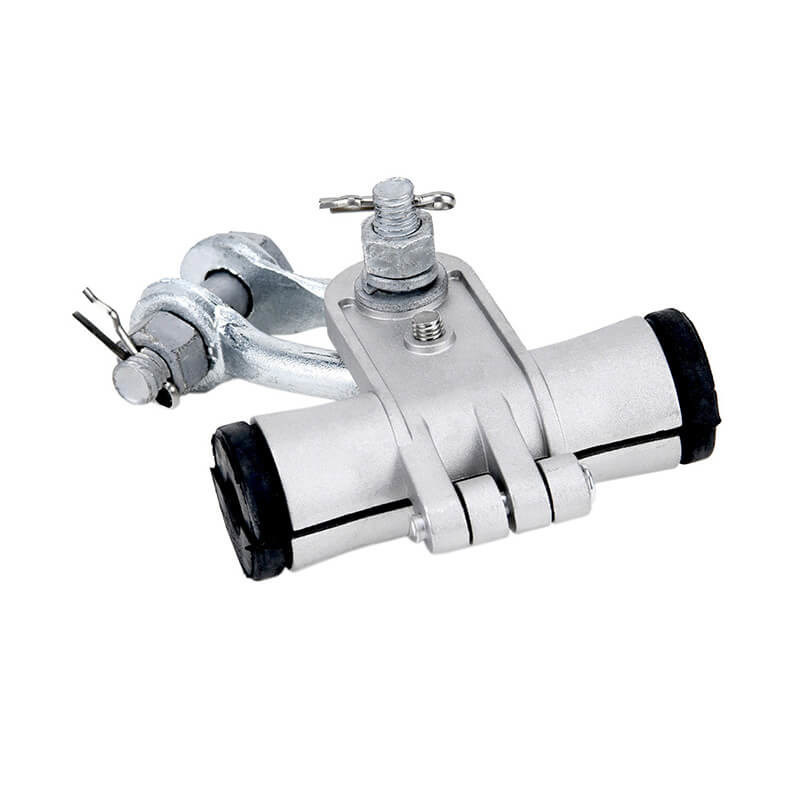 Aluminum Material ADSS Anchor Clamp Single Layer for 9-11mm Diameter ADSS Suspension Clamp