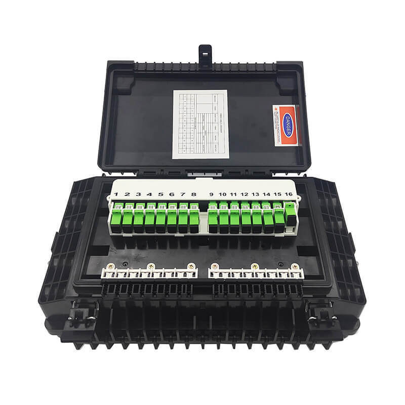 16-Core Plastic FTTH Fiber Optic Distribution Box