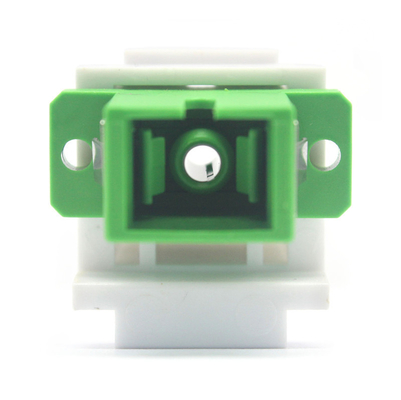 SC APC Simplex Keystone Adapter με δοκιμή φόρτωσης φλάντζης ≥ 70 N Θέρμανση αποθήκευσης 40°C έως 85°C