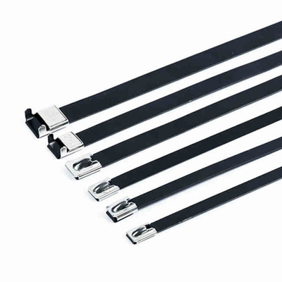100pcs Ball Lock Stainless Steel Cable Ties για εργασιακές θερμοκρασίες από -80° έως 538° C