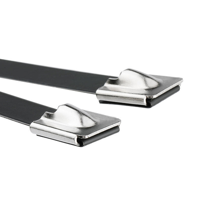 100pcs Ball Lock Stainless Steel Cable Ties για εργασιακές θερμοκρασίες από -80° έως 538° C