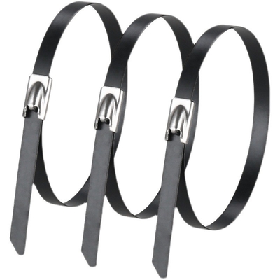 100pcs Ball Lock Stainless Steel Cable Ties για εργασιακές θερμοκρασίες από -80° έως 538° C