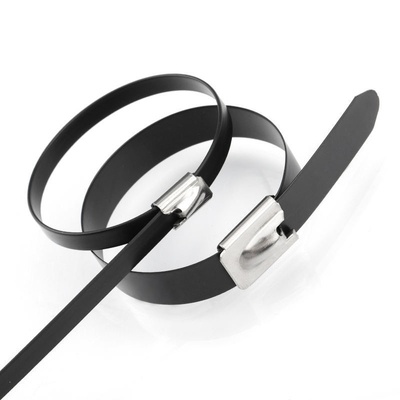 100pcs Ball Lock Stainless Steel Cable Ties για εργασιακές θερμοκρασίες από -80° έως 538° C