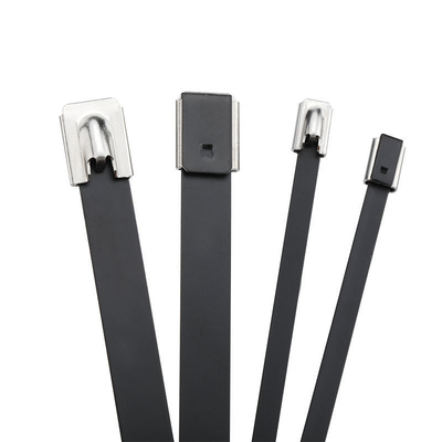 100pcs Ball Lock Stainless Steel Cable Ties για εργασιακές θερμοκρασίες από -80° έως 538° C