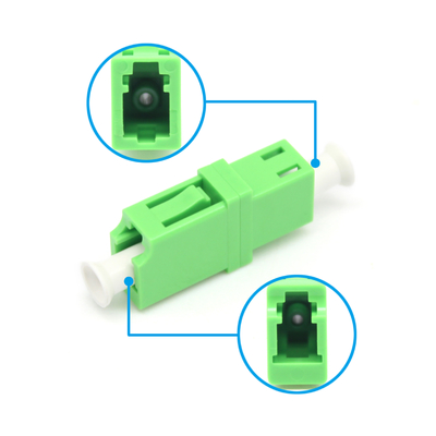 FTTH μονότροπος Simplex Green LC APC οπτικό προσαρμογέα ινών με δοκιμή φόρτωσης ≥ 70 N