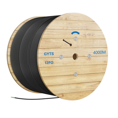 FTTH εξωτερικό καλώδιο οπτικών ινών με μονό καθεστώς, πολυμέτρος, χαλαρό σωλήνα