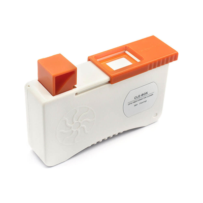 Λευκό πορτοκαλί St Fiber Cleaner Connector Cleaning Kit για συνδέσμους SC FC MU LC ST D4 DIN