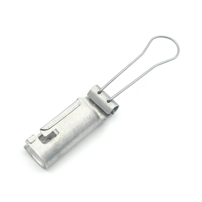 Αλουμινίου ινών Drop Wire Clamp FTTH 1-2 ζευγάρι για τηλεπικοινωνιακό καλώδιο
