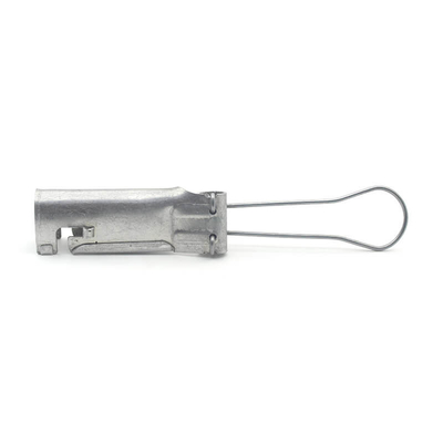Αλουμινίου ινών Drop Wire Clamp FTTH 1-2 ζευγάρι για τηλεπικοινωνιακό καλώδιο