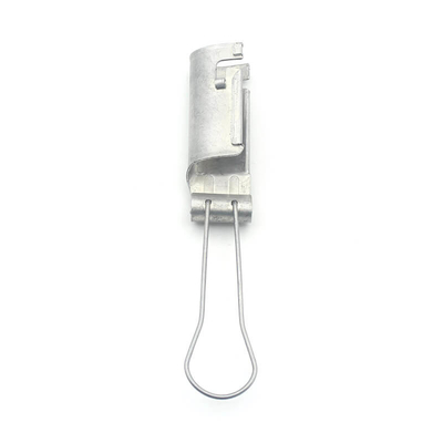Αλουμινίου ινών Drop Wire Clamp FTTH 1-2 ζευγάρι για τηλεπικοινωνιακό καλώδιο