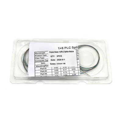 Οπτική ίνα γυμνό τύπο PLC Splitter 1X2 1X8 2X8 2X16 σε δίκτυα PON